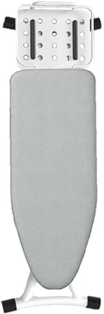 ORANGES Housse pour Table à Repasser Max 120x38cm Lavable en Machine Lavable pour faciliter Le Repassage Housse Table à Repasser avec Rembourrage Extra épais 2 Clips de Fixation(Grey,120x38cm)