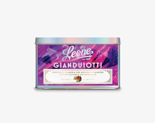 Leone Cioccolatini Gianduiotti 150gr Elegate Scatola in Latta