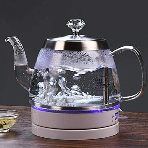 1..0L LED-ljus digital glasvattenkokare 2200W te-kaffekokare med temperaturkontroll och varmhållningsfunktion vision
