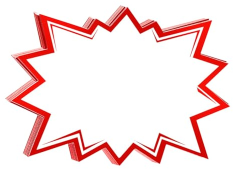20 Stück große Blanko-Schilder mit Sternenmotiv, für Einzelhandelspreise, Papierschilder, Verkaufsschilder, Garagenverkauf, Preisetiketten