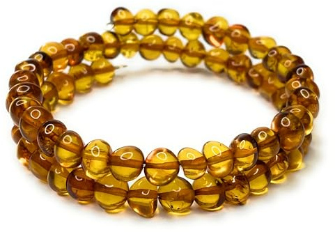 Amber777 Bracelet en ambre de la Baltique naturelle pour femme. Bracelet en ambre pour adultes., Normal, Pierre, Ambre