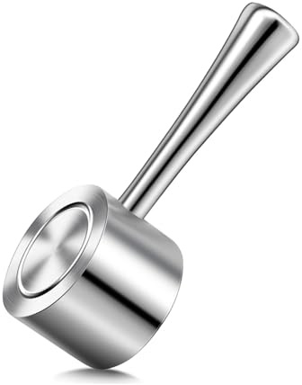 XBERSTAR Ersatz-Dampfhebel für Breville sage BES870/875/876 Espresso-Kaffeemaschine, Dampfhebel, Edelstahl-Dampfknopf-Zubehör (Silber)