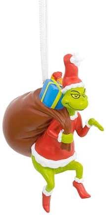 Hallmark The Grinch Hängeornament, How The Grinch Stole Weihnachtsbaum Dekoration, Harz Hängende Ornament, Weihnachten Hängende Ornament, Geschenke für Weihnachten, Dr. Seuss