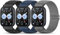 BDIG 3 Pezzi Cinturini in Nylon Elastico Compatibile con Cinturino Xiaomi Redmi Watch 5 active/5 Lite/Per Amazfit Bip 5 Donna Uomo,Solo Loop Compatibile con Redmi Watch 5 active/5 Lite