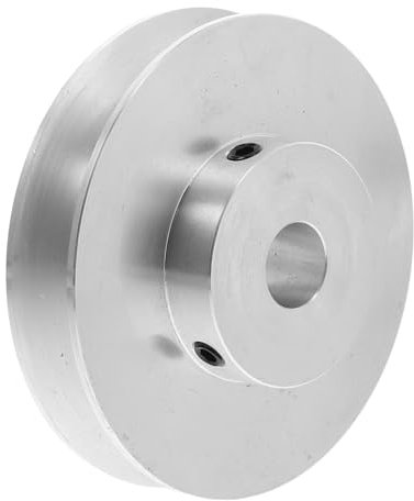 POPETPOP Polea De Aluminio De Ranura Simple Para Correas v Diámetro Transmisión y Resistente Al Desgaste Para Sistemas De Motor y Mecanismos De Correa