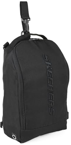 SKECHERS - Unisex sportryggsäck - Lätt och slitstark sportryggsäck för herrar - Gymryggsäck med justerbar axelrem - Sportryggsäck för herrar med märke, Svart