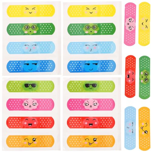 LAPYAPPE Apósitos Infantiles Adhesivos de Dibujos Animados, Impermeables y Transpirables, 40 Unidades, Material Pe, Portátiles para Uso Diario y Viajes
