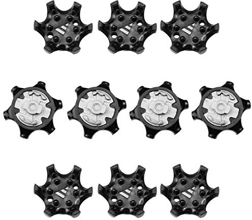YunBey 10 Stück Ersatz Golf Schuh Spikes Universal Anti-Rutsch Tragbare Golf Spikes Stollen im Freien für Golf Sport Schuhe