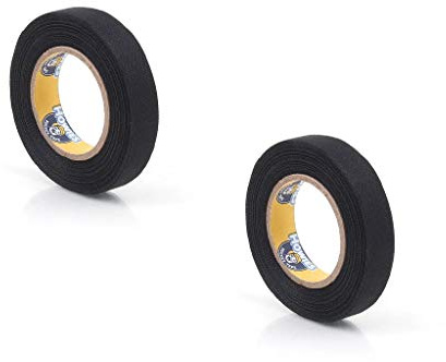 Howies Hockey Tape 0.5 Knob Tape - Black 2 Pack - Strong Grip, Long-Lasting Adhesive Stick Tape for Hockey, Lacrosse, Baseball - Professional Quality