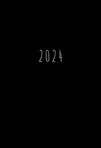 2024: A6 Kalender Mini Planer | 1 Woche auf 2 Seiten | Jan - Dez Wochenplaner | Soft-Cover Schwarz | Kalenderbuch Terminkalender Organizer Wochenkalender Terminplaner Buchkalender Jahresplaner