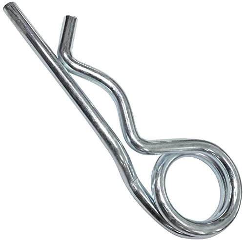 AERZETIX - C48213 - Federstecker mit doppelter windung - federsplinte doppelt Ø5x97mm - sicherungsstift - bolzensicherung für schnelle befestigung - DIN 11024