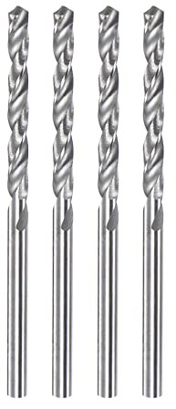 sourcing map 4 brocas de carburo sólido de 2 mm C3/K10 de carburo de tungsteno de precisión mini micro vástago recto broca helicoidal para acero inoxidable, metal, plástico, madera