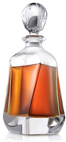 whisky decantador Whisky Glass Decanter, 700Ml Crystal Decanter Whisky Glasses, Perfecto para el hogar, Restaurantes y Fiestas Licor Decanters