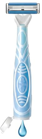 Trip Shave Club – Kompakter Rasierer mit integriertem Rasiergel – Ideal für Handgepäck – 10 Rasuren – Hochwertige 3-fach Klinge – Perfekt für Reisen