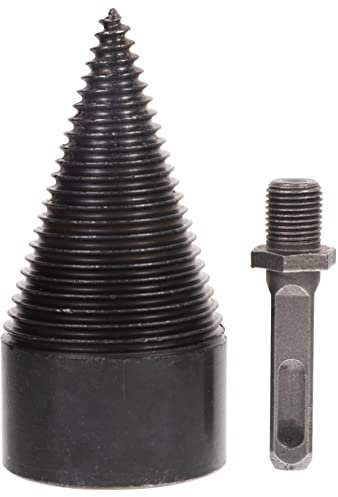 BESPORTBLE Taladro Para Leña Divisor De Troncos Carpintero Broca Ocultador De Llaves Tornillo Al Aire Martillo Divisor Divisor De Madera Broca Para Leña Broca Cónica Herramientas Para