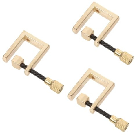 ibasenice 3stücke Violin Reparaturwerkzeug Professionelle Klemmen Für Geigen Flexible Und Praktische Lösung Zur Einfachen Reparatur Von Stegen Und Kopf Für Geigenbauer Und Musiker