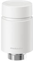 Matosio TRV603-WZ Valvula termostatica Inteligente, Termostato de radiador ZigBee, Ahorro de energía, con función de App (Tuya Smart, Smart Life) o Control por Voz (Alexa, Google Assistant)