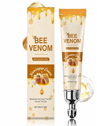 Bee Venom Eye Cream, Under Eye Cream for Dark Circles & Puffiness, Eye bags Treatment for Women & Men, Anti Aging E ye Cr eam, Under Eye Corrector, Hydrating, Wrinkle Filler, Firming