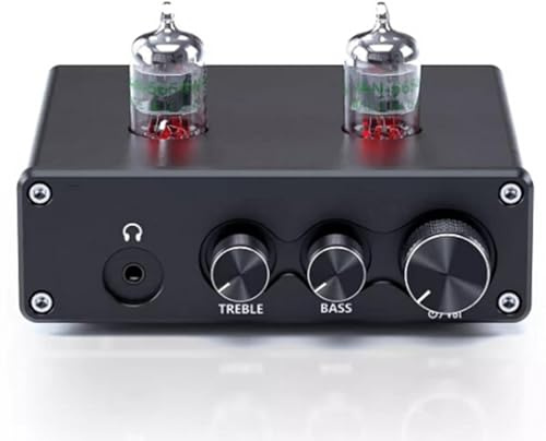 XCSCUK Phono Preamp for Turntable, Turntable Phonograph Preamplifier, Volume Control, Versatile Audio Connection, Replaceable Tubes