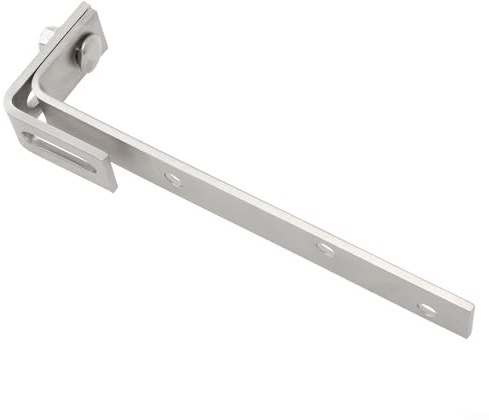 Stainless Steel Solar Panel Bracket Hooks Adjustable for Reliable Balcony Railing and Roof Mounting