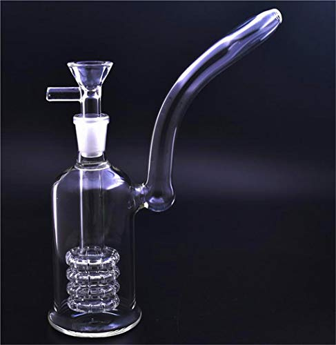 Glasölbrenner, dickes Glas, Aschefänger, Bongs, 20,3 cm, Tupfölvorrichtungen mit 14 mm Rauchen (B)