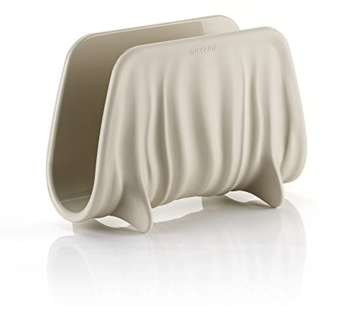 Guzzini - Tierra, Portatovaglioli in Plastica Riciclata - Argilla, 16 x 8 x h11 cm - 19720079