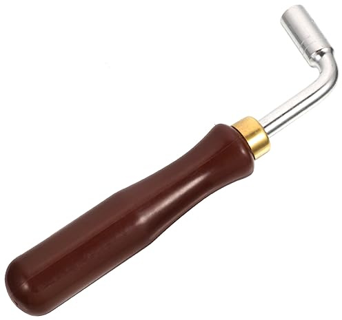 Professioneller Hackbrett Instrumentenschlüssel, Kompakt, Braun | Edelstahl und Kunststoff, Ergonomisch und Tragbar, Passend für Dulcimer, Hocheffizientes Dulcimer Tonstimmwerkzeug Zubehör