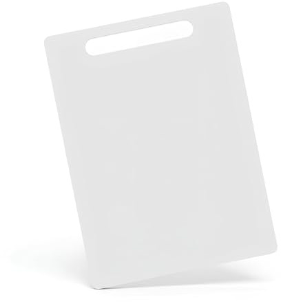 AEX Large Plastic Chopping Board – Flexible Cutting Board - White