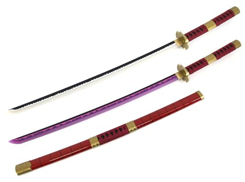 Cosplay Prop Replica One Piece Shusui LED Light Up Sword USB C Rechargable 40 Inch Wood & Plastic (Kietsu)