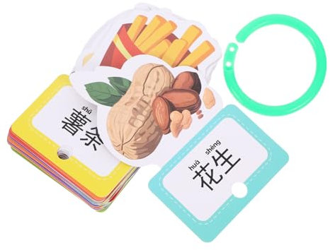BESTonZON 30piezas Tarjetas Didácticas Primera Infancia Tarjetas De Alfabetización Inglés Juguetes Educativos Para Aprender Casa Didácticas Para Pequeños