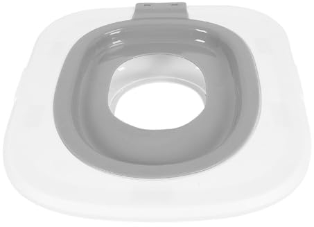 Katzen-Toiletten-Trainingsset, Abnehmbares Design, Katzen-Toilettentrainer, Wiederverwendbares ABS-Material, Stabile Struktur für Toilettentraining auf der Toilette und (Grey)