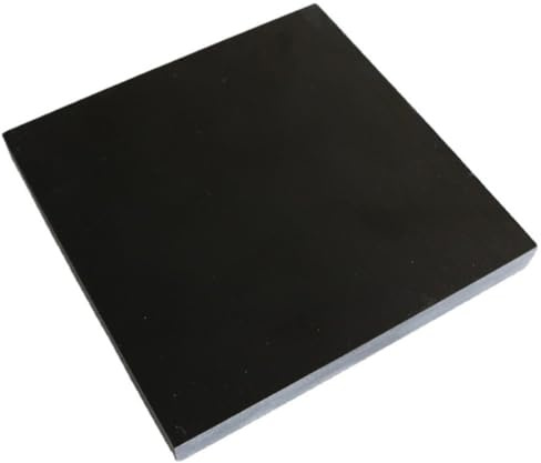 Placa fina de baquelita negra, tablero de plástico fenólico 1 pieza, tablero aislante de resina fenólica, láminas de baquelita antiestáticas y resistentes a altas temperaturas(12x100x100mm)