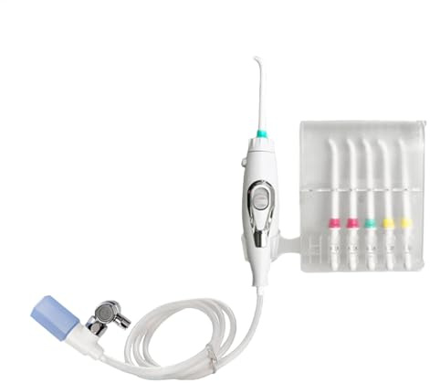 Bohany Idropulsore per rubinetto, rubinetto con 6 ugelli, irrigatore orale non elettrico, per la pulizia dei denti, regolabile, a lunga durata, per doccia e denti