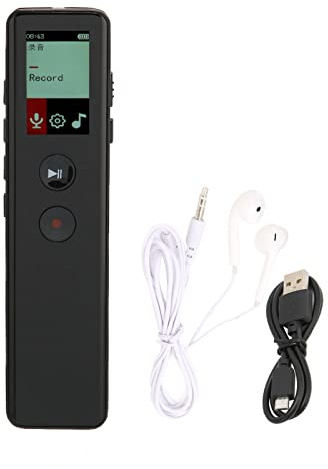 MtLavishishishishing Digital Voice Recorder Mini Portable USB Registrazione audio ricaricabile con lettore WMA MP3 32GB Ideale per le lezioni di riunioni e altre offerte in (8 GB)