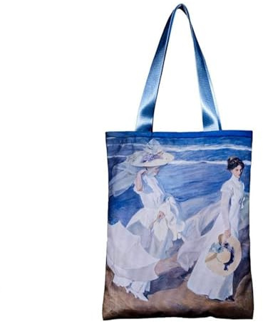 DRW Tote bag bolsa tote señoras en la playa de Sorolla 36x44x3