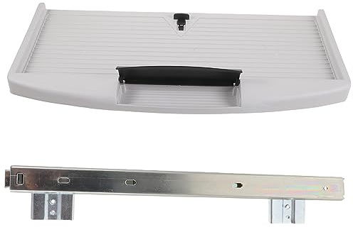 SEWACC Ergonomic Keyboard Tray Under Desk Slide-Out Drawer with Abs Material White Set for Home Office Computer Desk Accessories