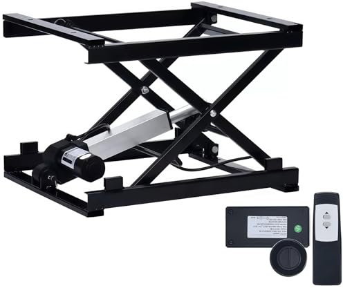 Gvqng Mesa Elevadora EléCtrica, Mesa Elevadora De Tijera con Capacidad De 25/38/90/150 Kg, Plataforma Elevadora De Altura Ajustable con Control Remoto, para Manejo Y Transporte,25kg,12V