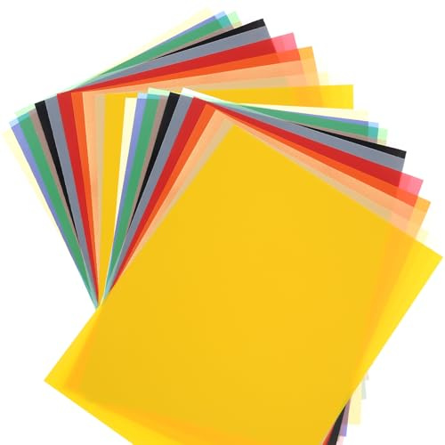39 Fogli Carta da Lucido, 100 g/m² Cartas Colorata Tracing Paper A4, Carta Lucida A4 da Disegno per Fai Da Te Disegno Stampa Lanterne Artigianato (13 Colori)