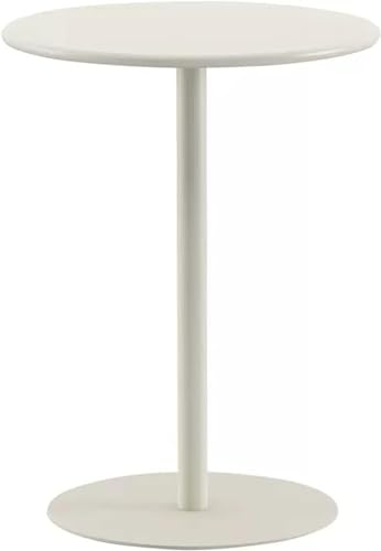 Bistrotisch aus Metall, runder Cocktailtisch für den Innen- und Außenbereich, perfekter Kneipentisch für Restaurant, Balkon, Terrasse, Wohnzimmer – Größe: Durchmesser 40,5 cm x H 72 cm