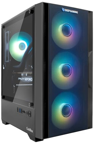 DeepGaming - Raptor PC Gaming (Intel Core i9-12900F 16 x 5.1GHz, NVIDIA RTX 5060 8GB, 64GB RAM, 1TB SSD, Refrigeración Líquida, Windows 11 Pro) Ordenador de Sobremesa (Negro)