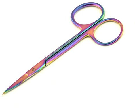 Iris Stitch sax, multi, blå titanbelagd svart färg, husdjur, naglar, kontor, hemmabruk, Multi / Titanium, 1