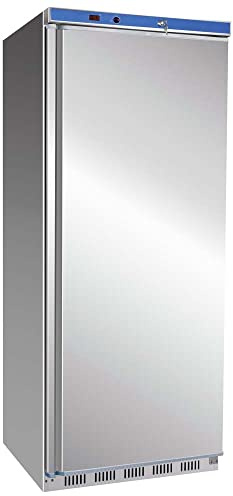 MBH - Armadio frigo professionale 600 litri GN 2/1 in acciaio inox per la ristorazione. Armadio refrigerato positivo per bar e ristorante - MADE IN SPAIN