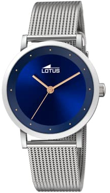 LOTUS Reloj Mujer 18790/2 Trendy Caja de Acero Inoxidable 316l Plateado Correa de Acero Inoxidable 316l Plateado