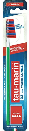 Tau-marin Scalare 33 Spazzolino Setole Dure con Antibatterico, 1pezzo