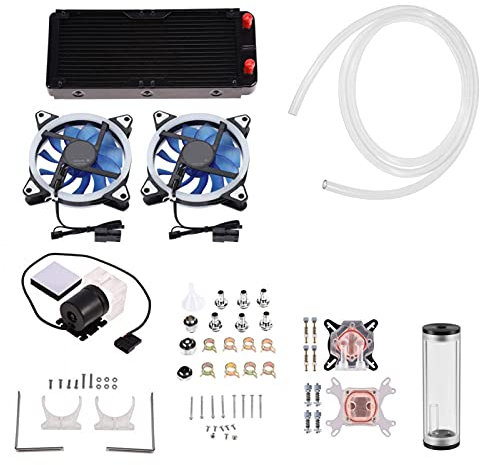 Wasser-Computer-Kühlkörper, Wasser-Computer-Kühlung, 240MM 600L / H Effizienz für Desktop-Office-Heimcomputer