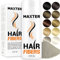 Maxter FIBRAS CAPILARES Gris - Microfibras Capilares de Algodón en Polvo 100% Natural para Disimular Calvicie y Alopecia al Instante - Fibra Capilar Hombre y Mujer - Hair Fibers