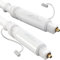 KabelDirekt – Cable optique audio avec 0% de perte de signal et capuchon de protection – 1m – Câble TOSLINK blanc (Câble fibre optique pour home cinéma, amplificateurs, PS4, Xbox, S/PDIF)