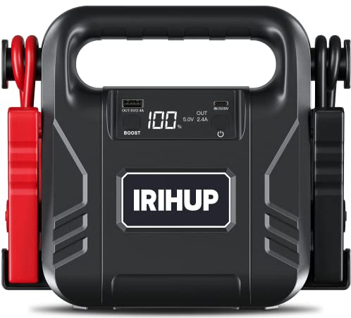 Starthilfe Powerbank,4000A 12V(Bis zu Alle Benzin oder 10 L Diesel) Auto Starthilfe 99.16wh Tragbare USB Ladegerät Auto Batterie Booster Starthilfekabel und Überbrückungskabel