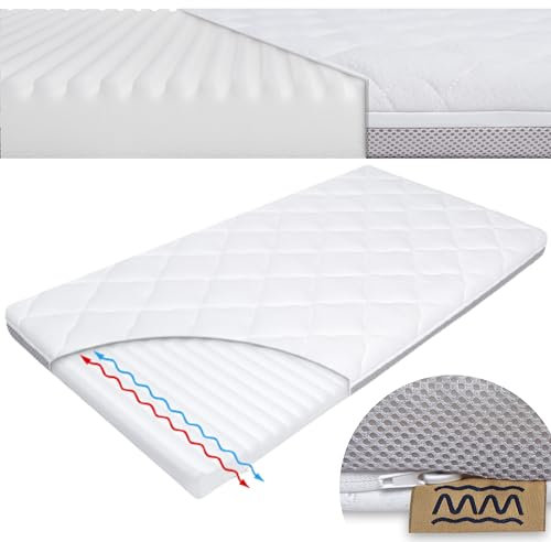 Manufaktura Materacy Baby Matratze 90x40 für Beistellbett Oeko-Tex Standard 100-Zertifikat für Kinderbett 40 x 90 für Babybett Kindermatratze für Stubenwagen und Wiege
