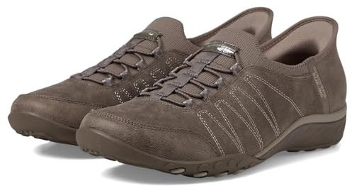 Skechers kvinnors andningsbara lätt hem kropp, Mörk brungrå, 37 EU